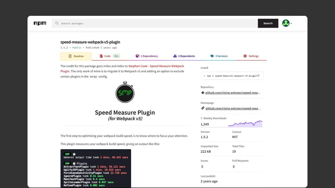 Speed Measure Plugin